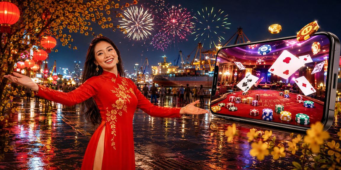 Người dùng Hải Phòng chơi bài tại lễ hội, trải nghiệm card game trực tuyến qua 5g150n